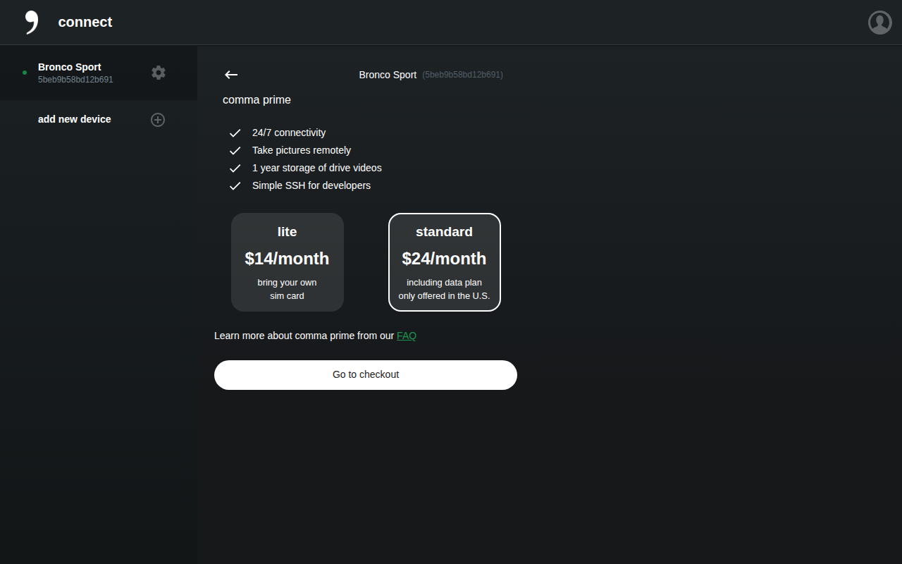 Prime checkout desktop