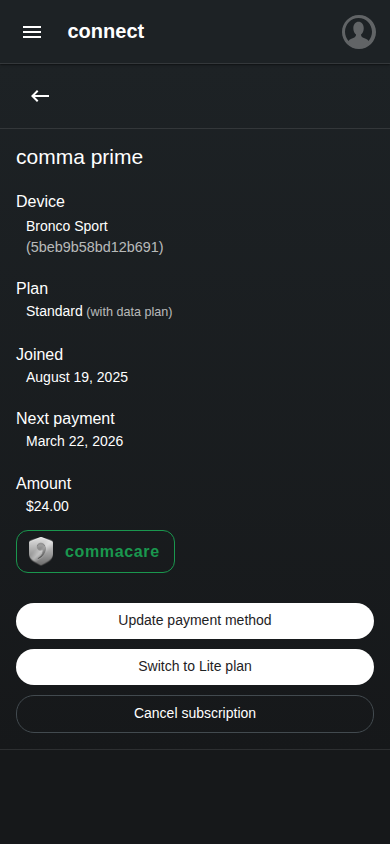 Prime management mobile