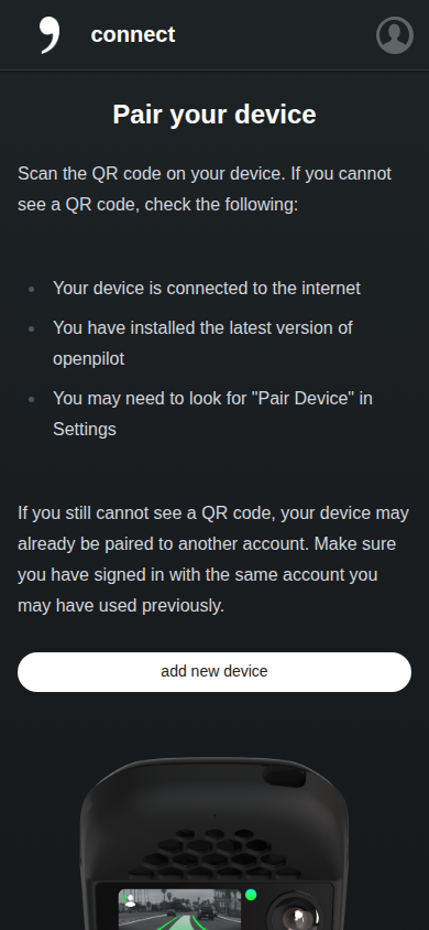 Pair a device mobile