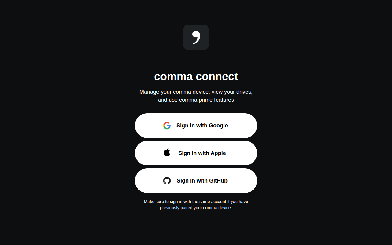 Sign in desktop